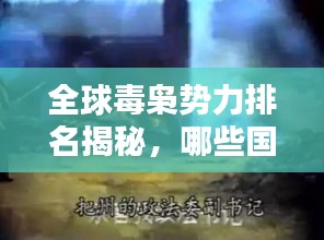 全球毒梟勢力排名揭秘,哪些國家毒品泛濫最嚴(yán)重?