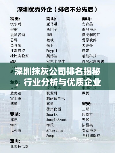 深圳抹灰公司排名揭秘，行業分析與優質企業推薦