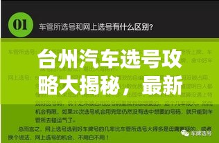 臺州汽車選號攻略大揭秘,最新技巧助你輕松挑選心儀車牌!
