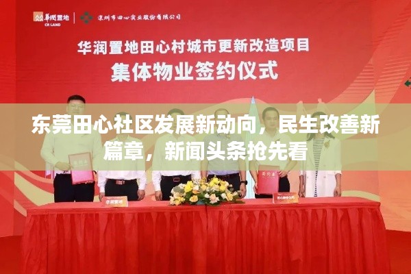 東莞田心社區(qū)發(fā)展新動向,民生改善新篇章,新聞頭條搶先看