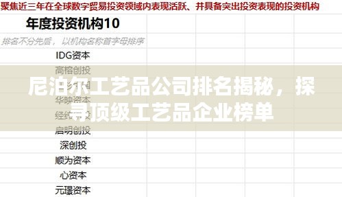 尼泊爾工藝品公司排名揭秘,探尋頂級(jí)工藝品企業(yè)榜單