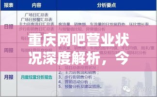 重慶網吧營業狀況深度解析,今日運營報告一網打盡!