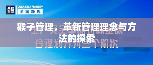 猴子管理,革新管理理念與方法的探索