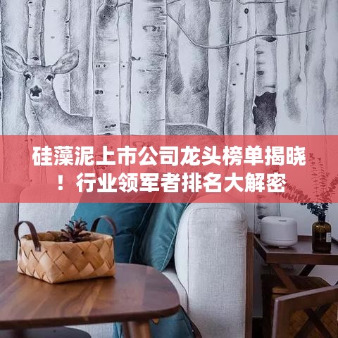 硅藻泥上市公司龍頭榜單揭曉!行業領軍者排名大解密
