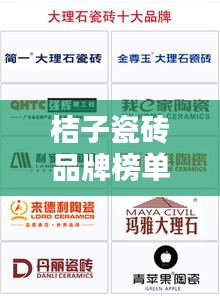 桔子瓷磚品牌榜單揭曉,十大熱門品牌排名一網(wǎng)打盡